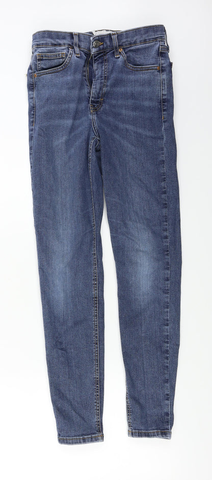 Topshop  Womens Blue   Skinny Jeans Size 28 in L32 in