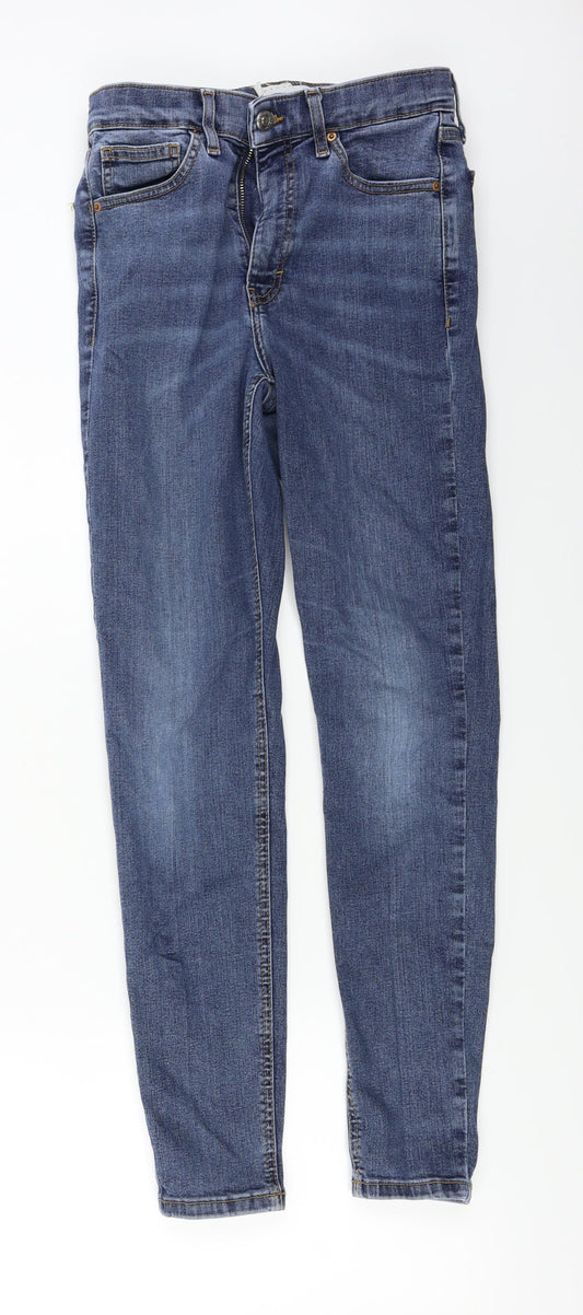 Topshop  Womens Blue   Skinny Jeans Size 28 in L32 in