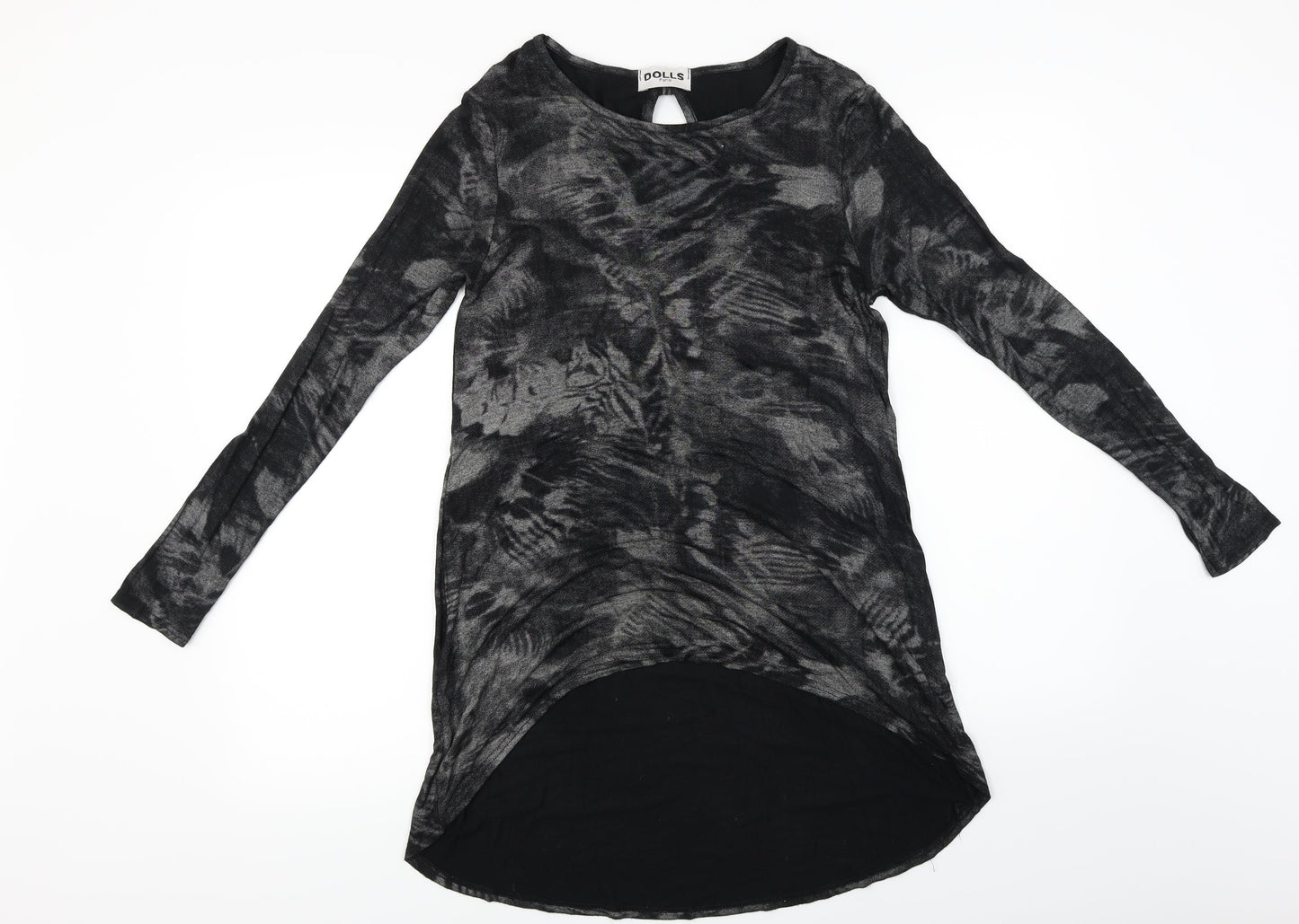 Womens UK Size M dolls Black Basic Blouse