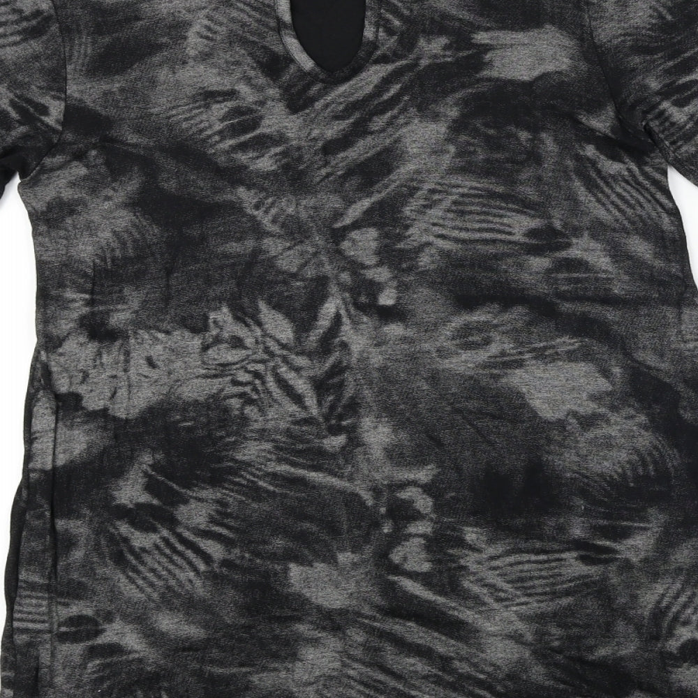 Womens UK Size M dolls Black Basic Blouse