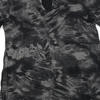 Womens UK Size M dolls Black Basic Blouse
