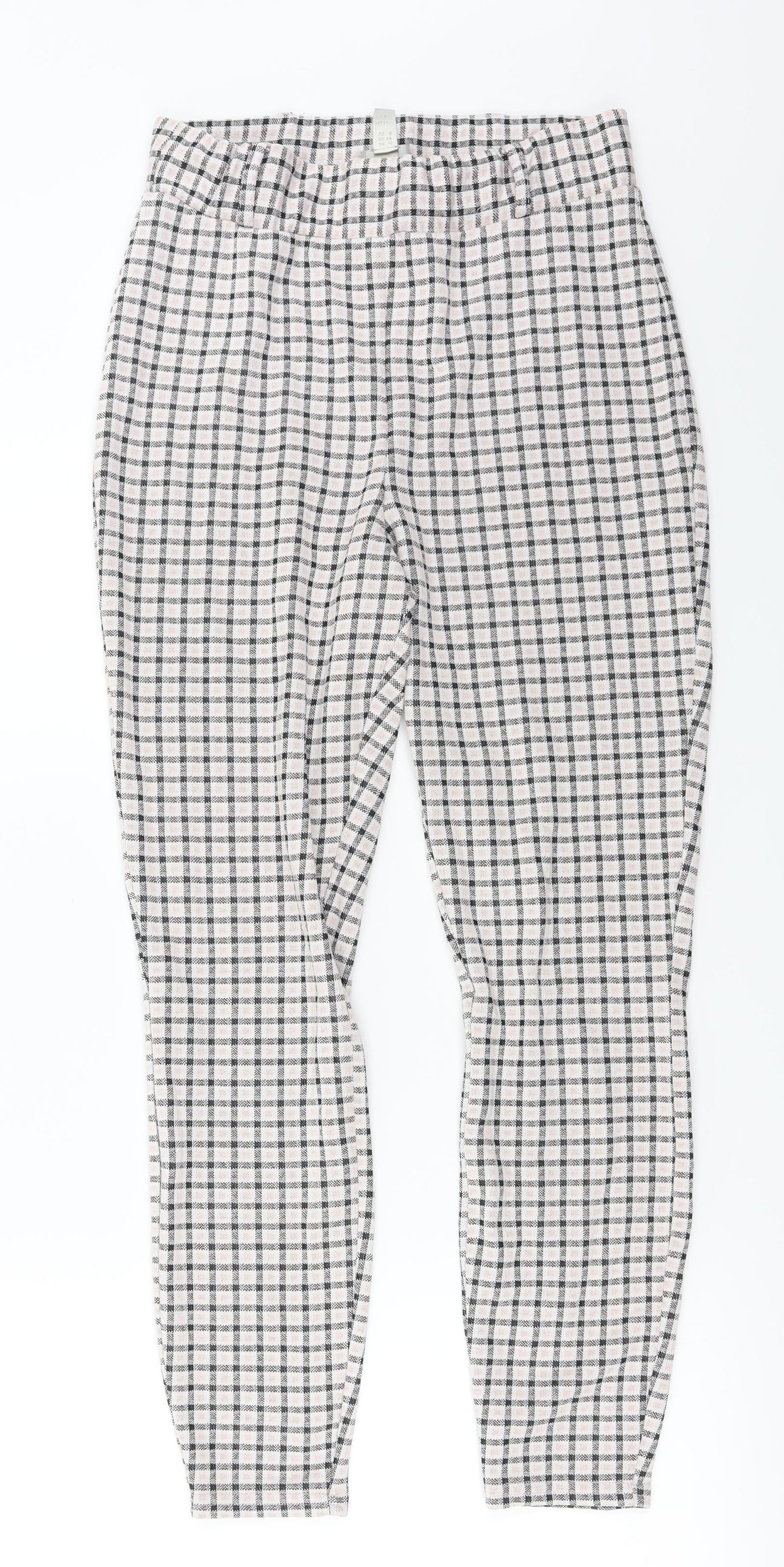 Womens UK Size 10 ASOS Regular Fit  Pink Trousers