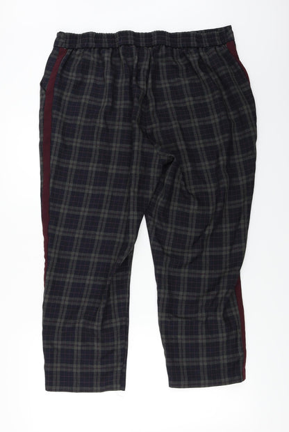 George  Womens Grey Check  Trousers  Size 36 in L25 in