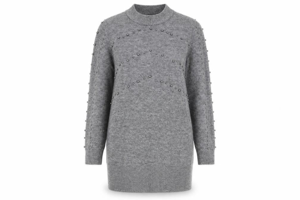 Papaya Womens Grey   Pullover Jumper Size S