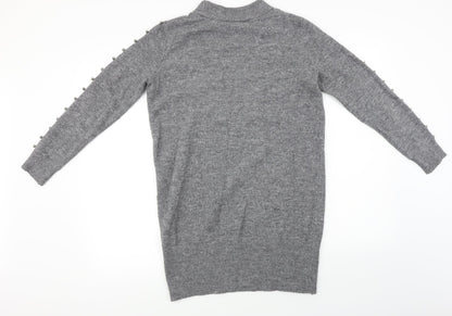 Papaya  Womens Grey   Pullover Jumper Size S