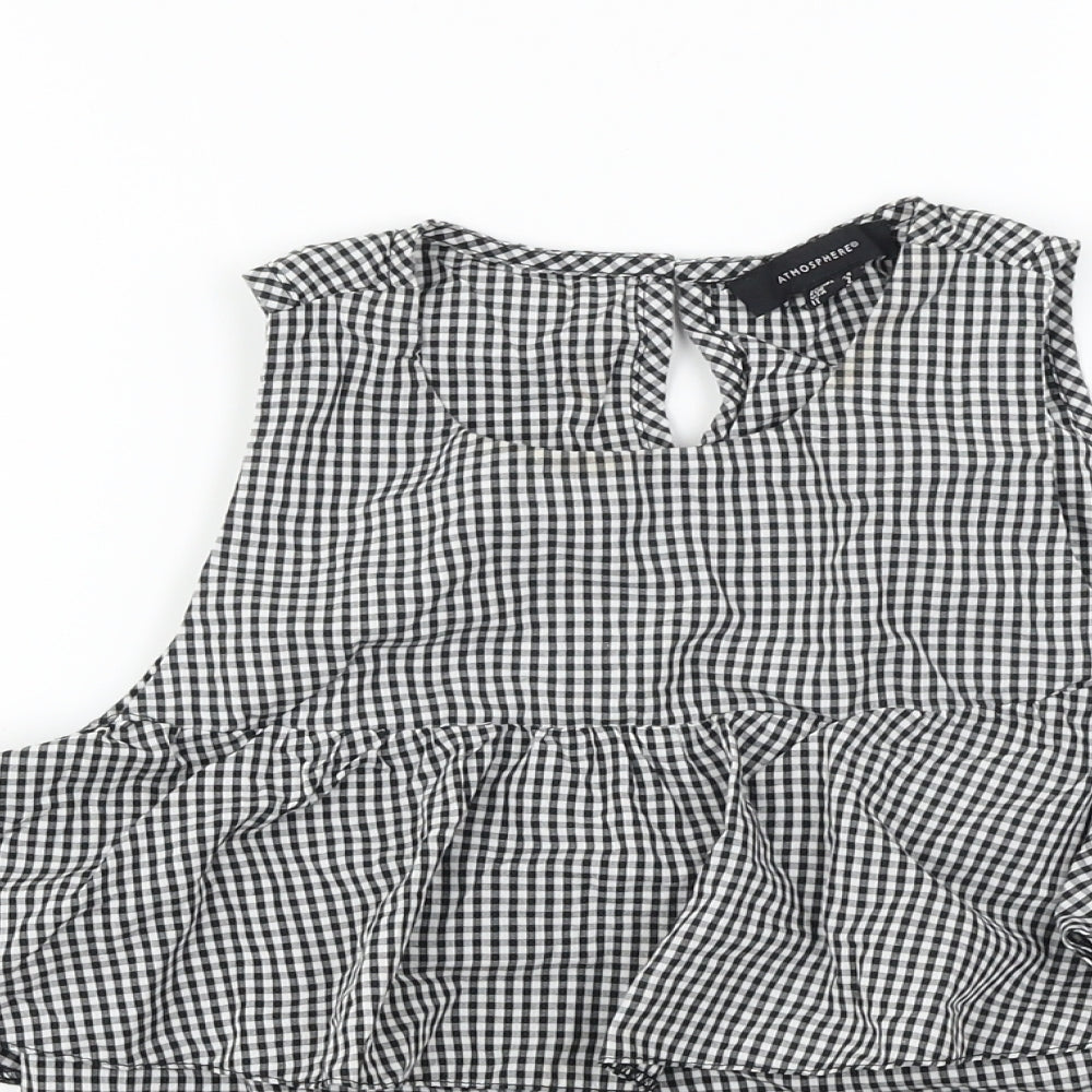 Womens UK Size 6 Atmosphere White Basic Blouse