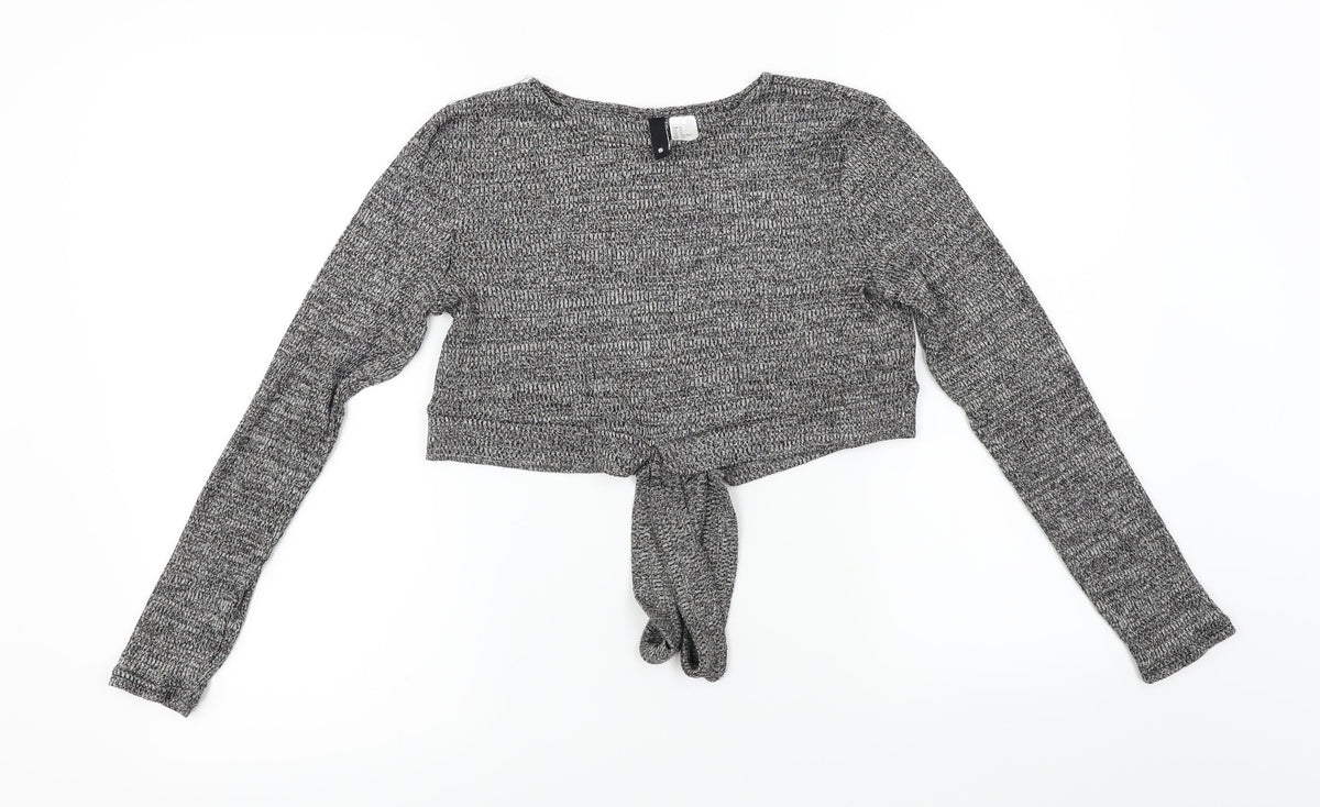 H&M  Womens Grey   Pullover Jumper Size S