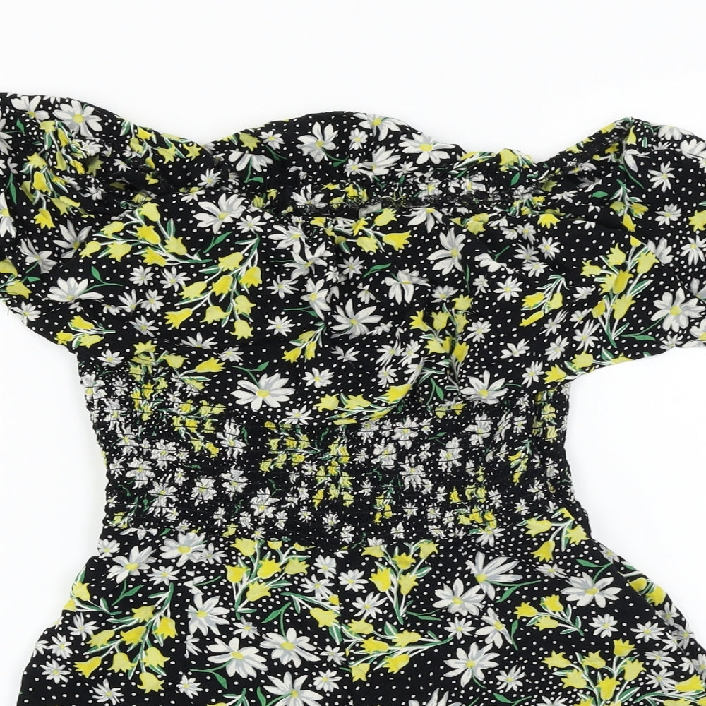 Womens UK Size 8 ASOS One-Piece Black Jumpsuit