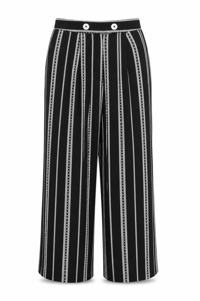 Womens UK Size 8 Topshop Regular Fit  Black Trousers