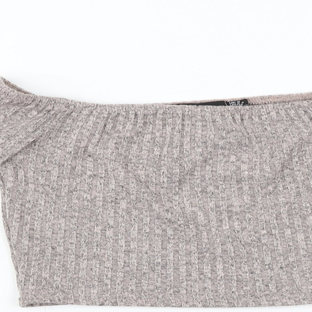 PRETTYLITTLETHING Womens Pink   Pullover Jumper Size 8