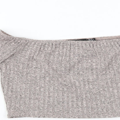 PRETTYLITTLETHING Womens Pink   Pullover Jumper Size 8