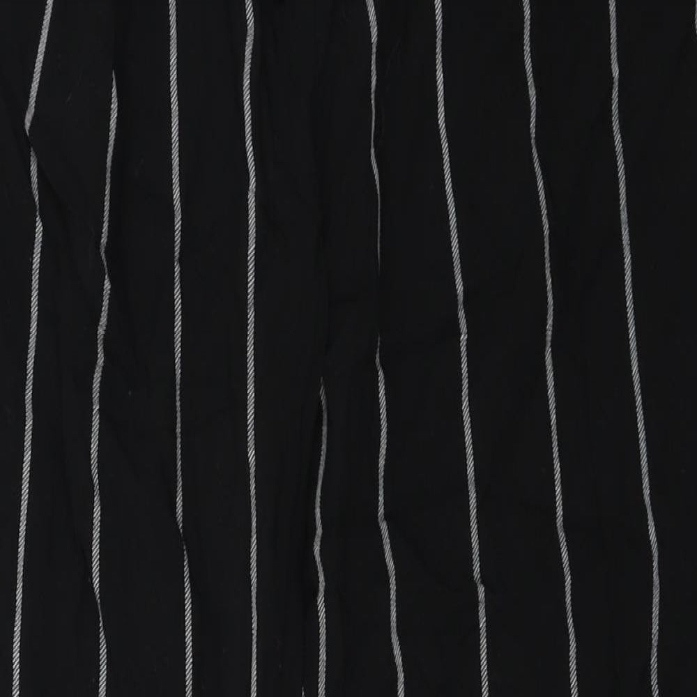 Womens UK Size 8 PRETTYLITTLETHING Regular Fit  Black Trousers