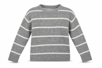 New Look  Womens Grey Striped  Pullover Jumper Size S