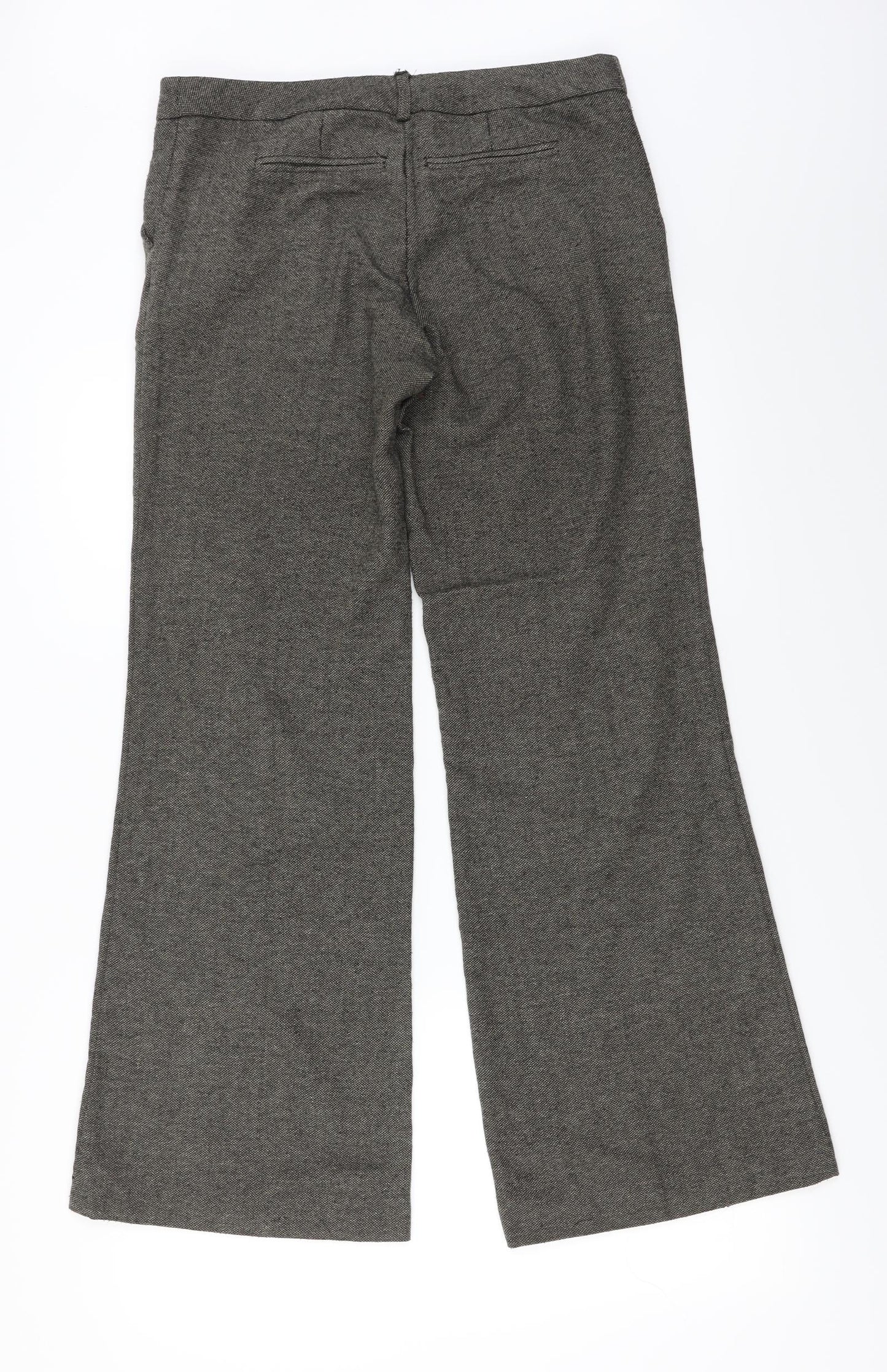Womens UK Size 12 Preworn Regular Fit  Brown Trousers