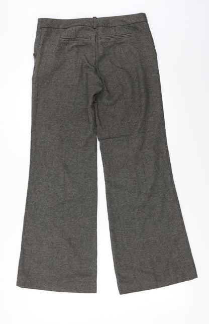 Womens UK Size 12 Preworn Regular Fit  Brown Trousers