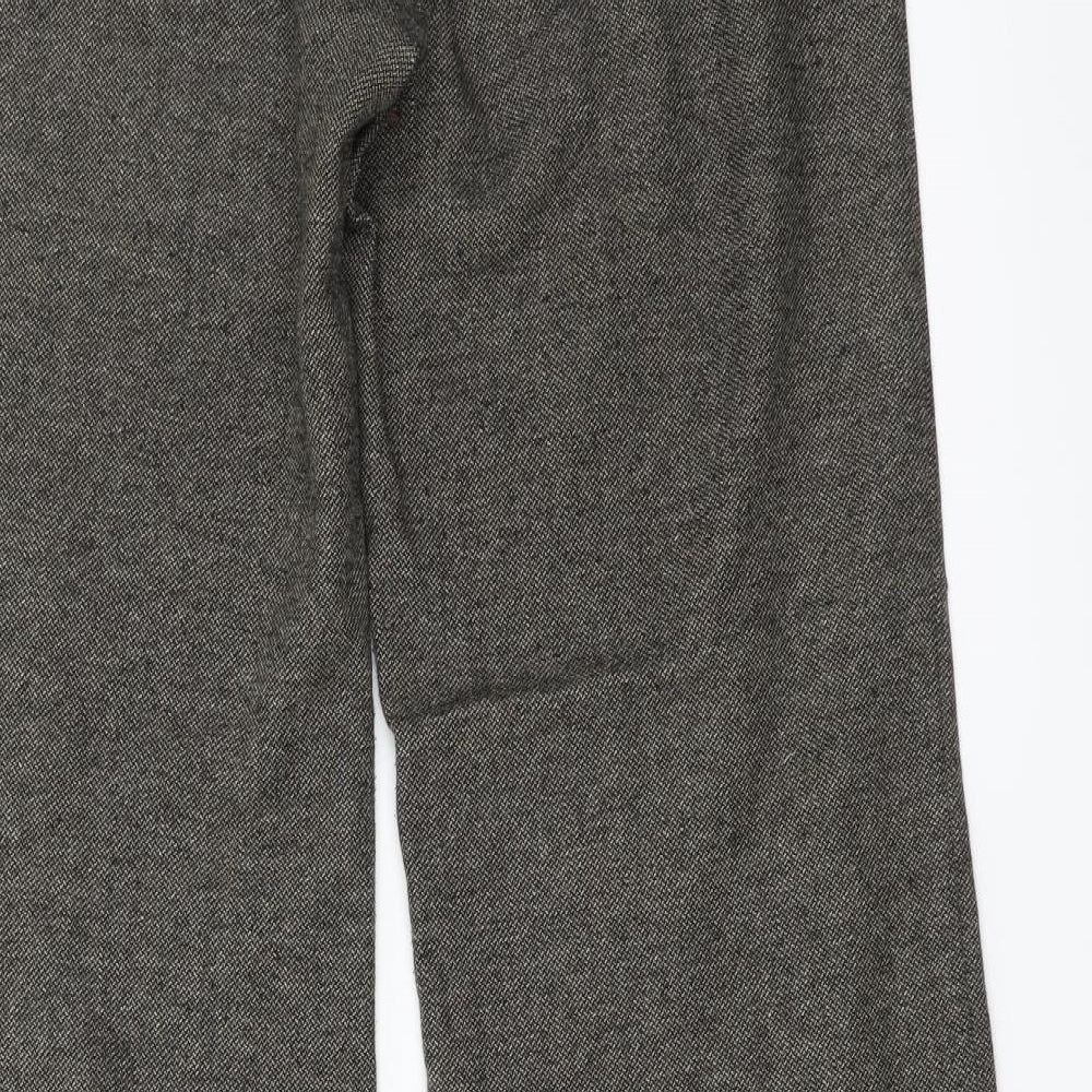 Womens UK Size 12 Preworn Regular Fit  Brown Trousers