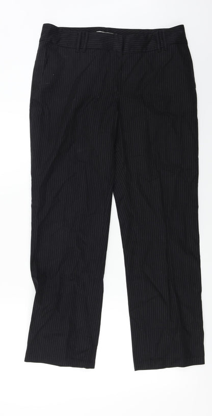 Kookai Mens Black Striped  Trousers  Size 32 in L27 in