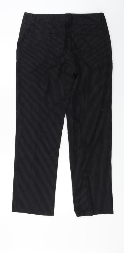 Kookai Mens Black Striped  Trousers  Size 32 in L27 in