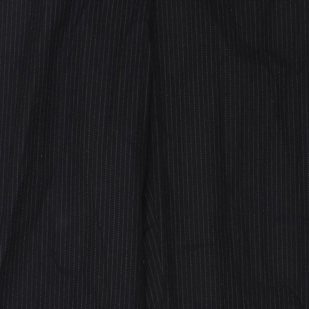 Kookai Mens Black Striped  Trousers  Size 32 in L27 in