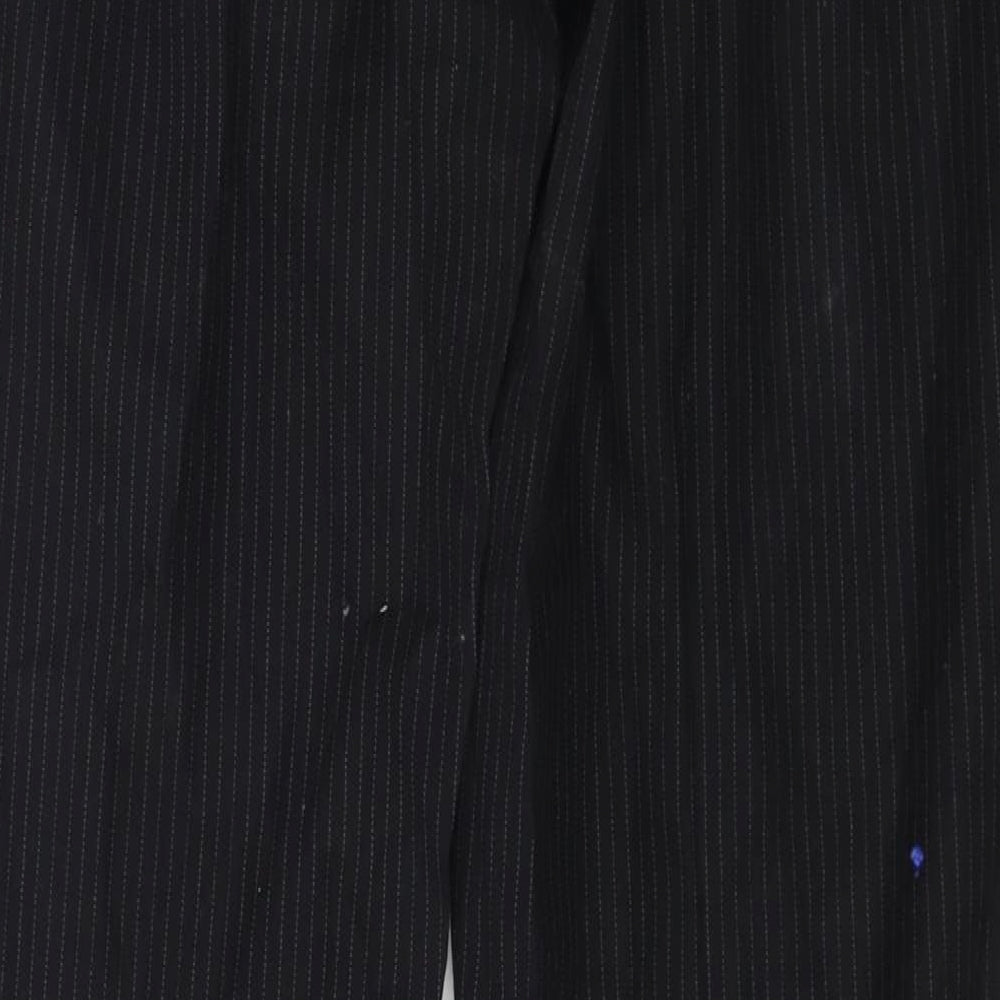 Kookai Mens Black Striped  Trousers  Size 32 in L27 in