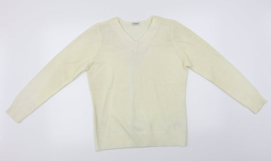 Damart  Womens Ivory   Pullover Jumper Size 8