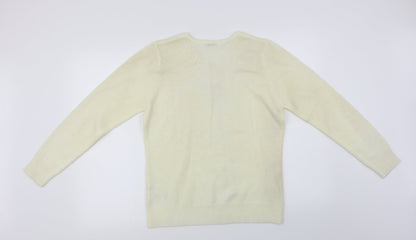 Damart  Womens Ivory   Pullover Jumper Size 8