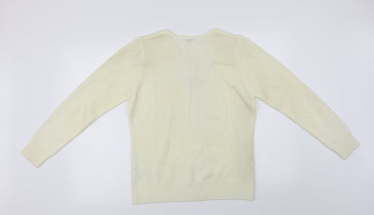 Damart  Womens Ivory   Pullover Jumper Size 8