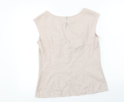Womens UK Size 10 NEXT Purple Basic Blouse