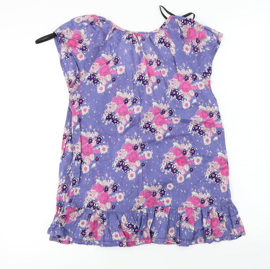 Womens UK Size 8 Dorothy Perkins Purple Basic Blouse