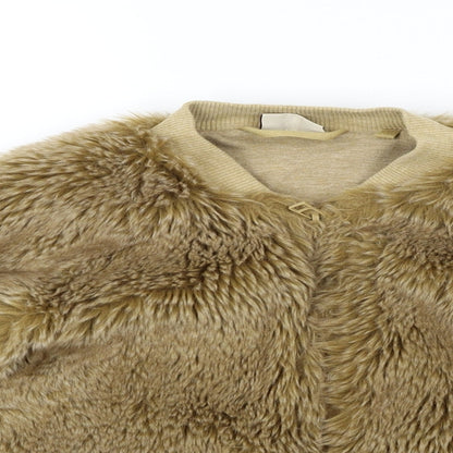 Next Girls Beige   Jacket Coat Size 8 Years