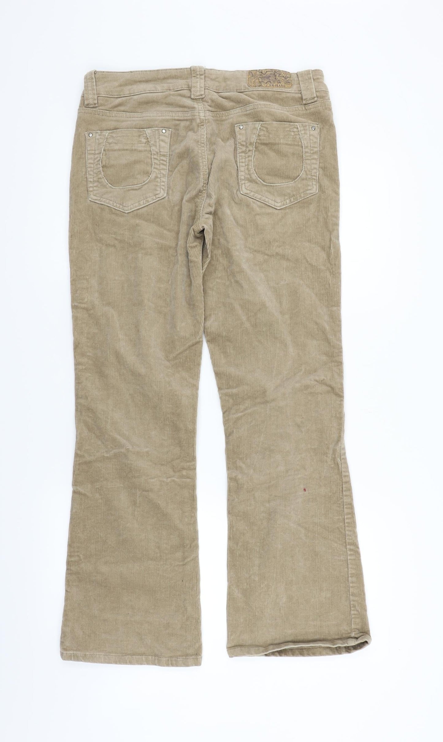 mk Womens Beige   Trousers  Size 12 L28 in