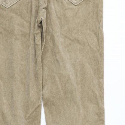 mk Womens Beige   Trousers  Size 12 L28 in