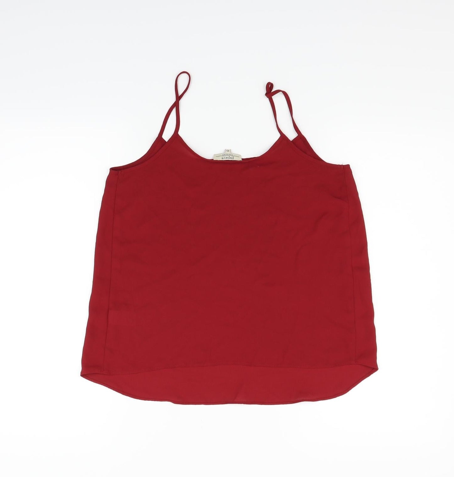 Papaya Womens Red   Basic Tank Size 10