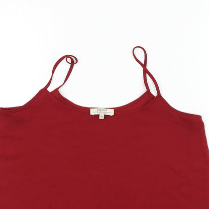 Papaya Womens Red   Basic Tank Size 10