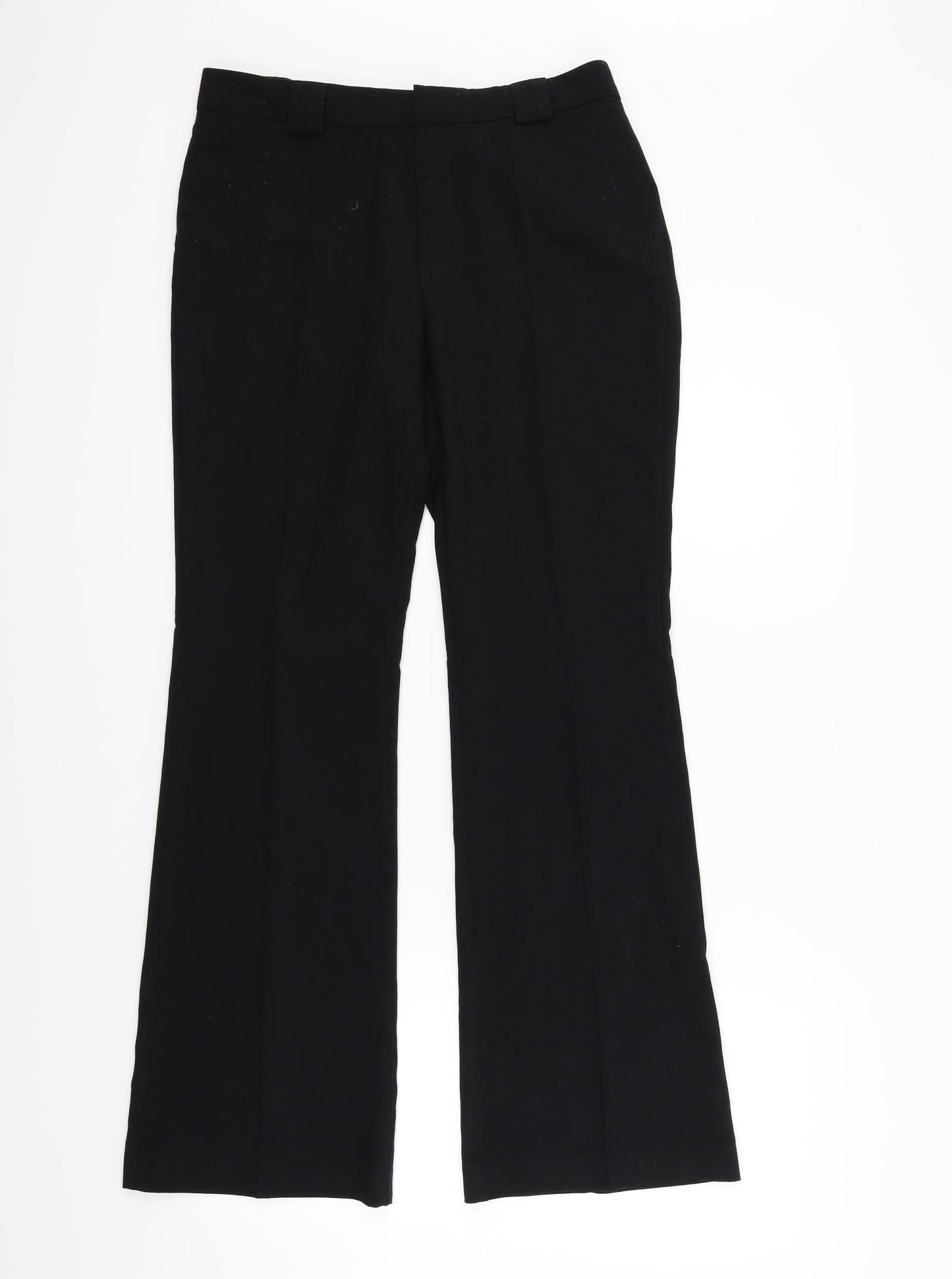 Womens UK Size 30 in Marks and Spencer Regular Fit  Black Trousers