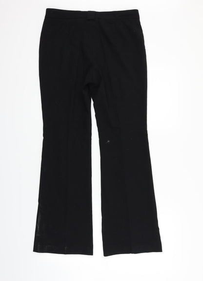 Womens UK Size 30 in Marks and Spencer Regular Fit  Black Trousers