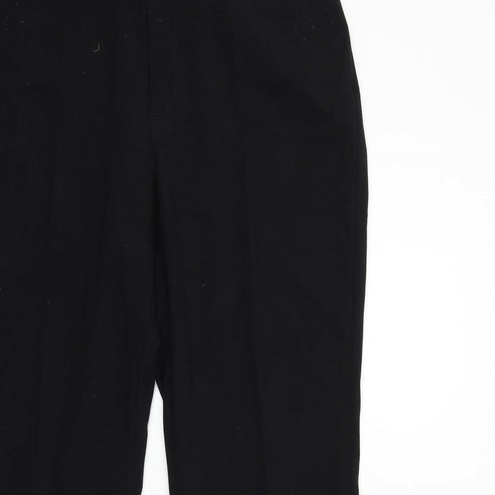 Womens UK Size 30 in Marks and Spencer Regular Fit  Black Trousers