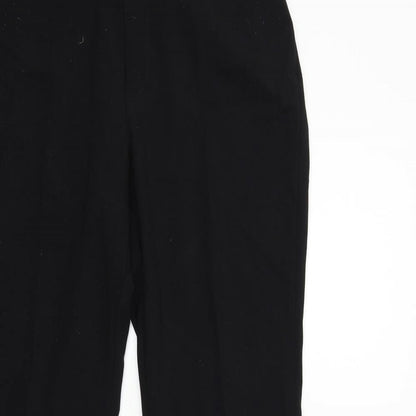 Womens UK Size 30 in Marks and Spencer Regular Fit  Black Trousers