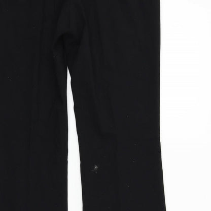 Womens UK Size 30 in Marks and Spencer Regular Fit  Black Trousers