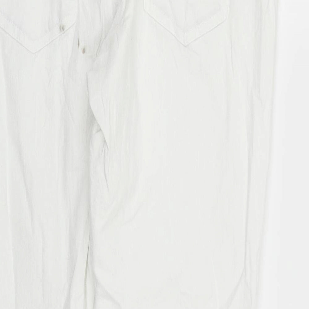Womens UK Size 16 Janina Regular Fit  White Trousers