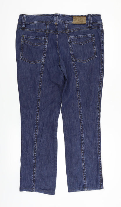 Rosher Womens Blue   Straight Jeans Size 14 L26 in
