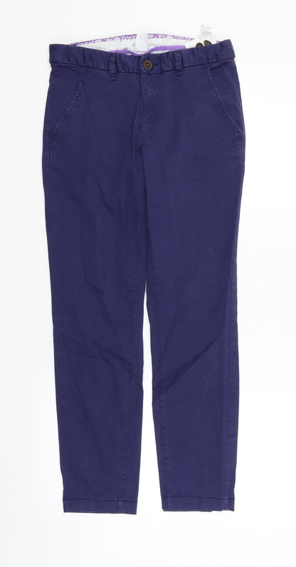 Womens UK Size 6 H&M Regular Fit  Blue Trousers