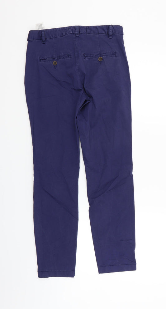 Womens UK Size 6 H&M Regular Fit  Blue Trousers