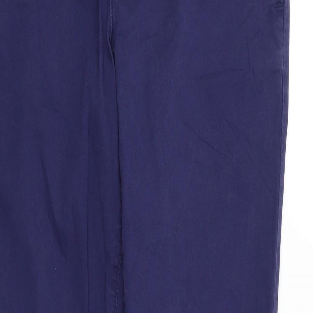 Womens UK Size 6 H&M Regular Fit  Blue Trousers