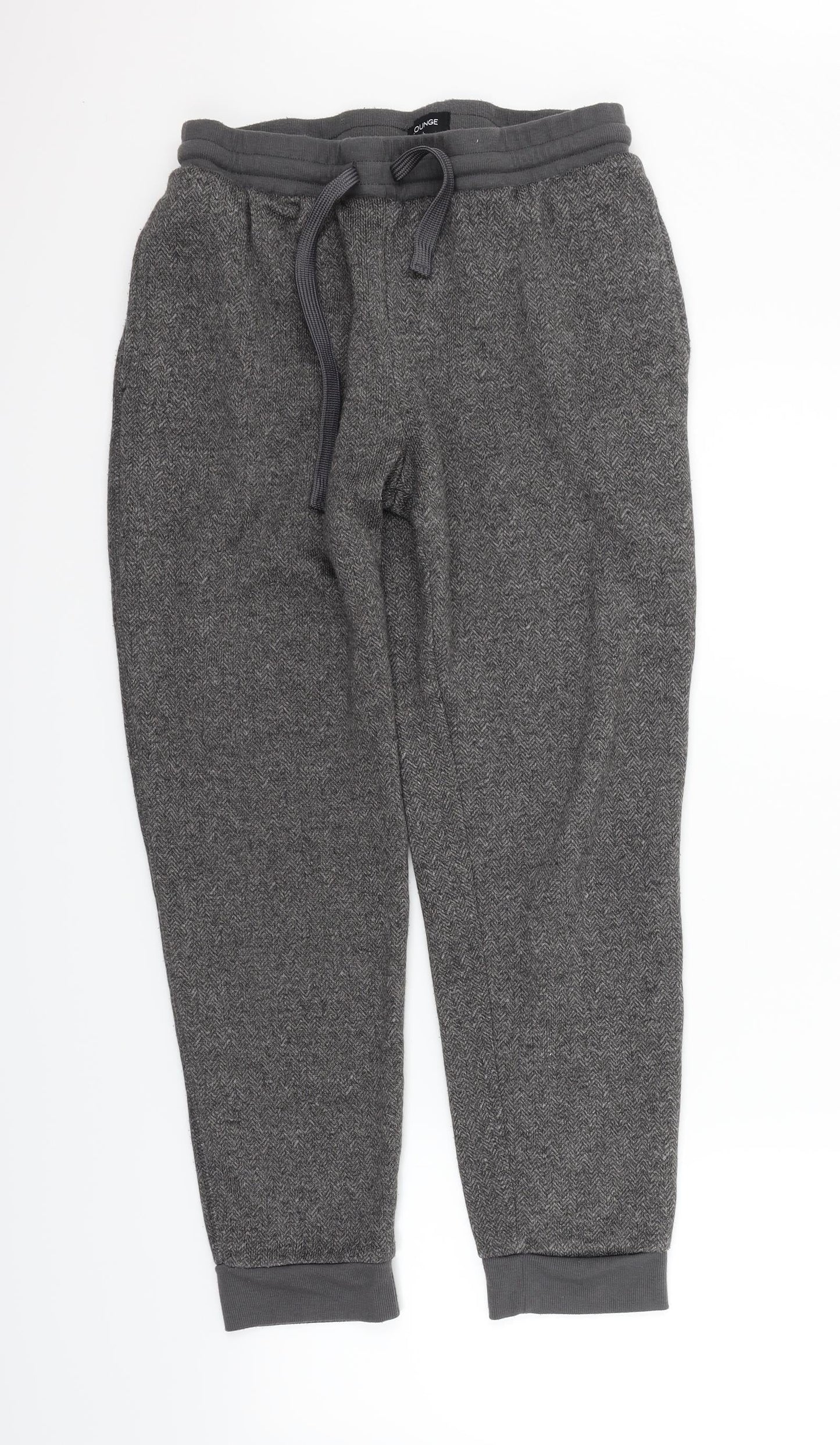 Lounge Womens Grey   Jogger Trousers Size L L26 in
