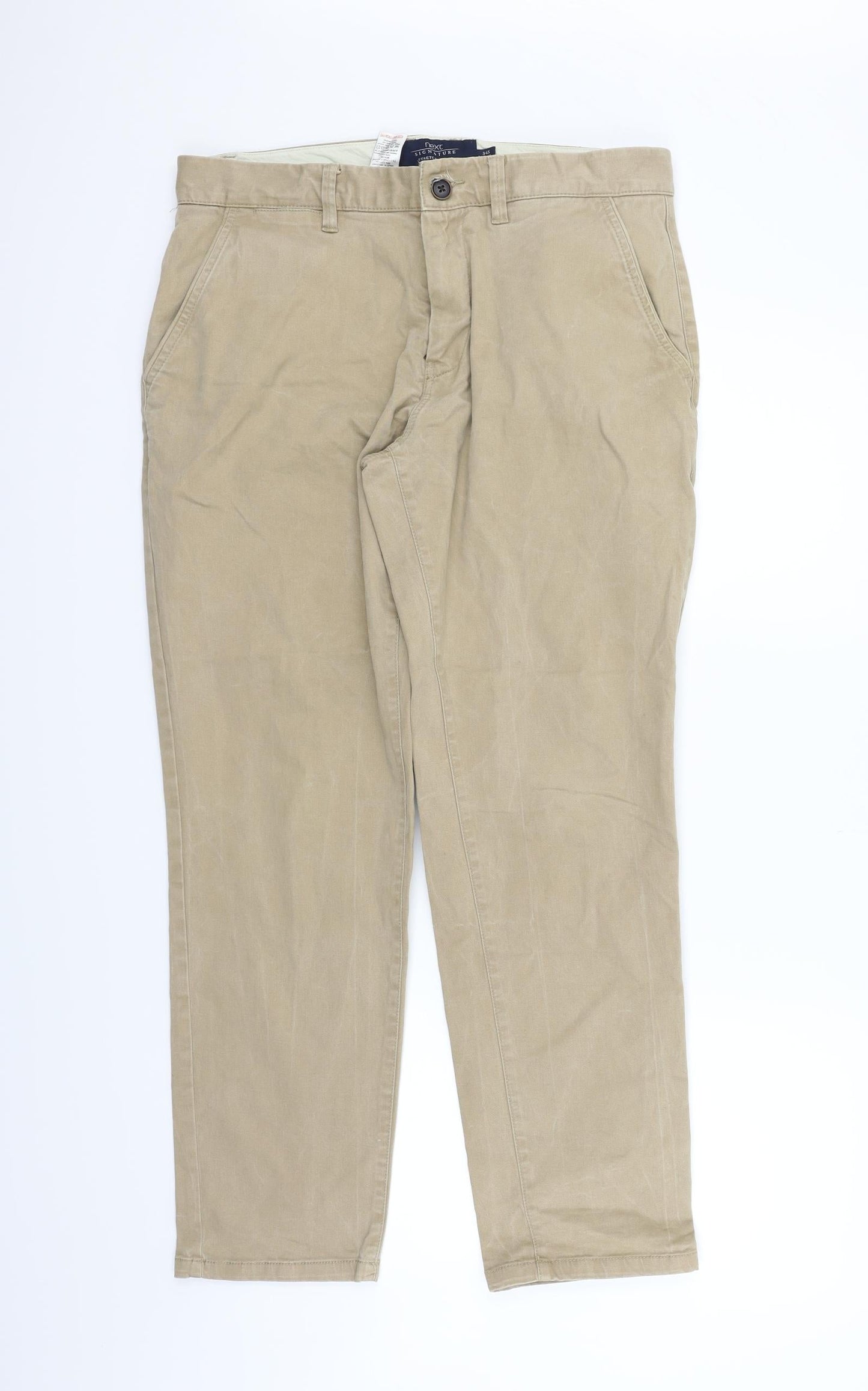 Womens UK Size 34 NEXT Regular Fit  Beige Trousers