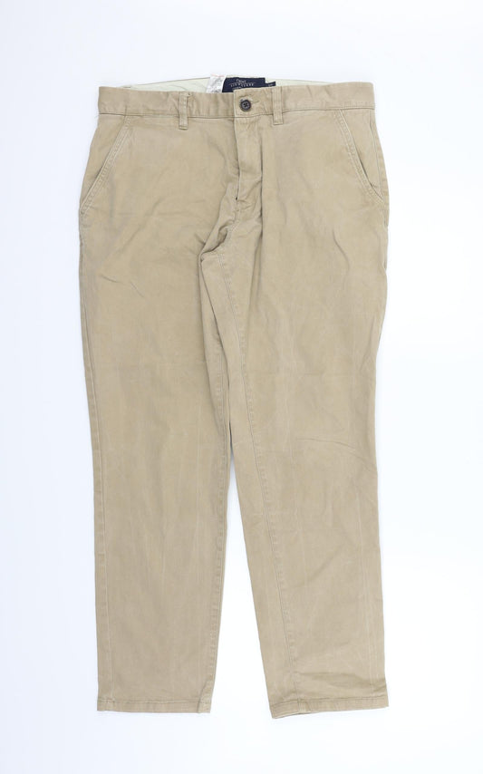 Womens UK Size 34 NEXT Regular Fit  Beige Trousers