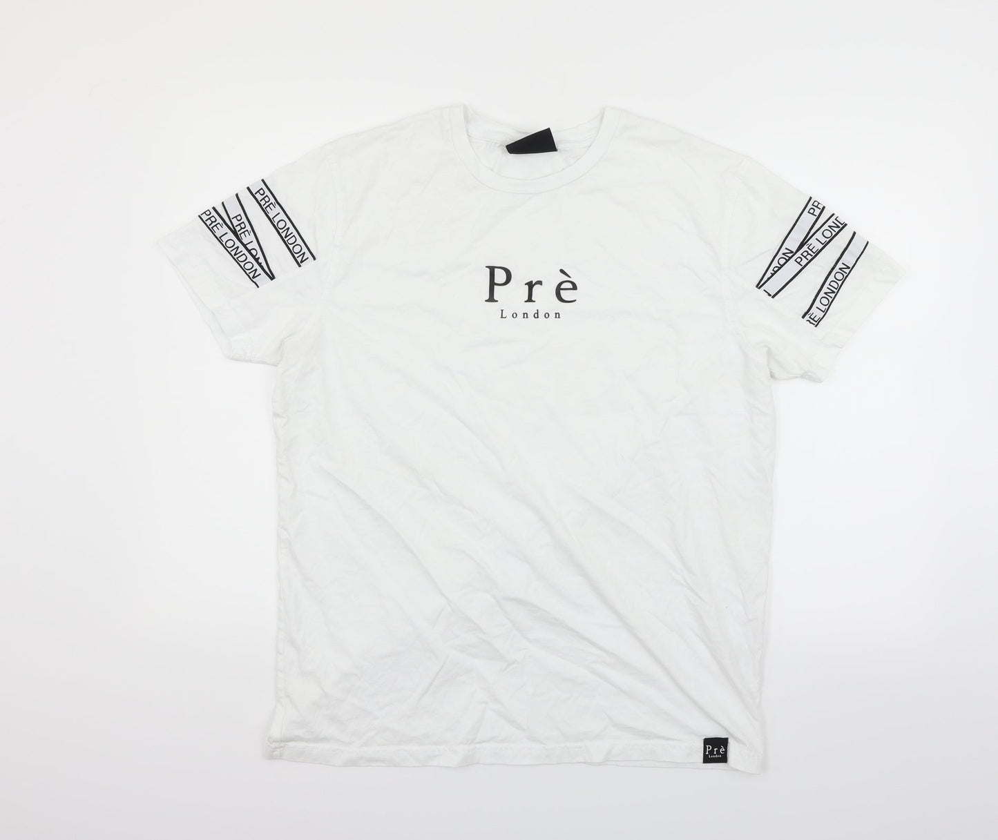 pre Womens White   Basic T-Shirt Size XL