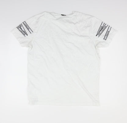 pre Womens White   Basic T-Shirt Size XL