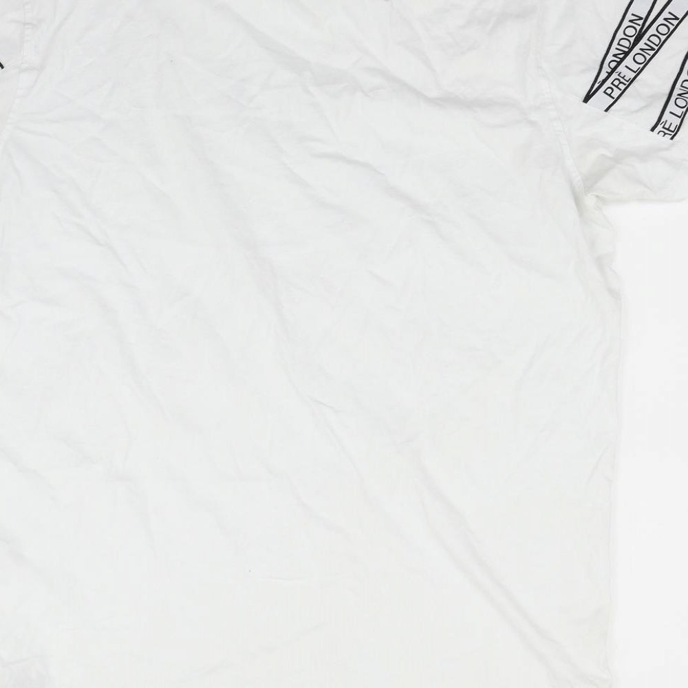 pre Womens White   Basic T-Shirt Size XL